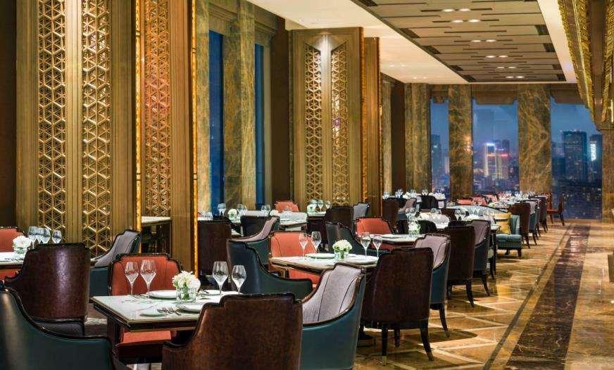 Wanda Reign Chengdu Hotel Étterem fotó